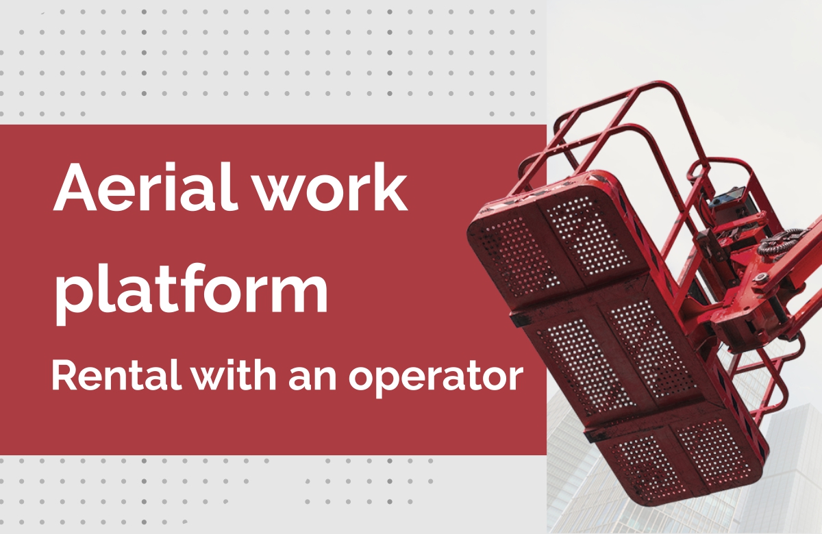 MoAerial work platform - rental with operator